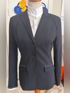 Samshield Premium Line Show Jacket |Luxury Stretch in Navy| FR 40 / US 10 | NWOT